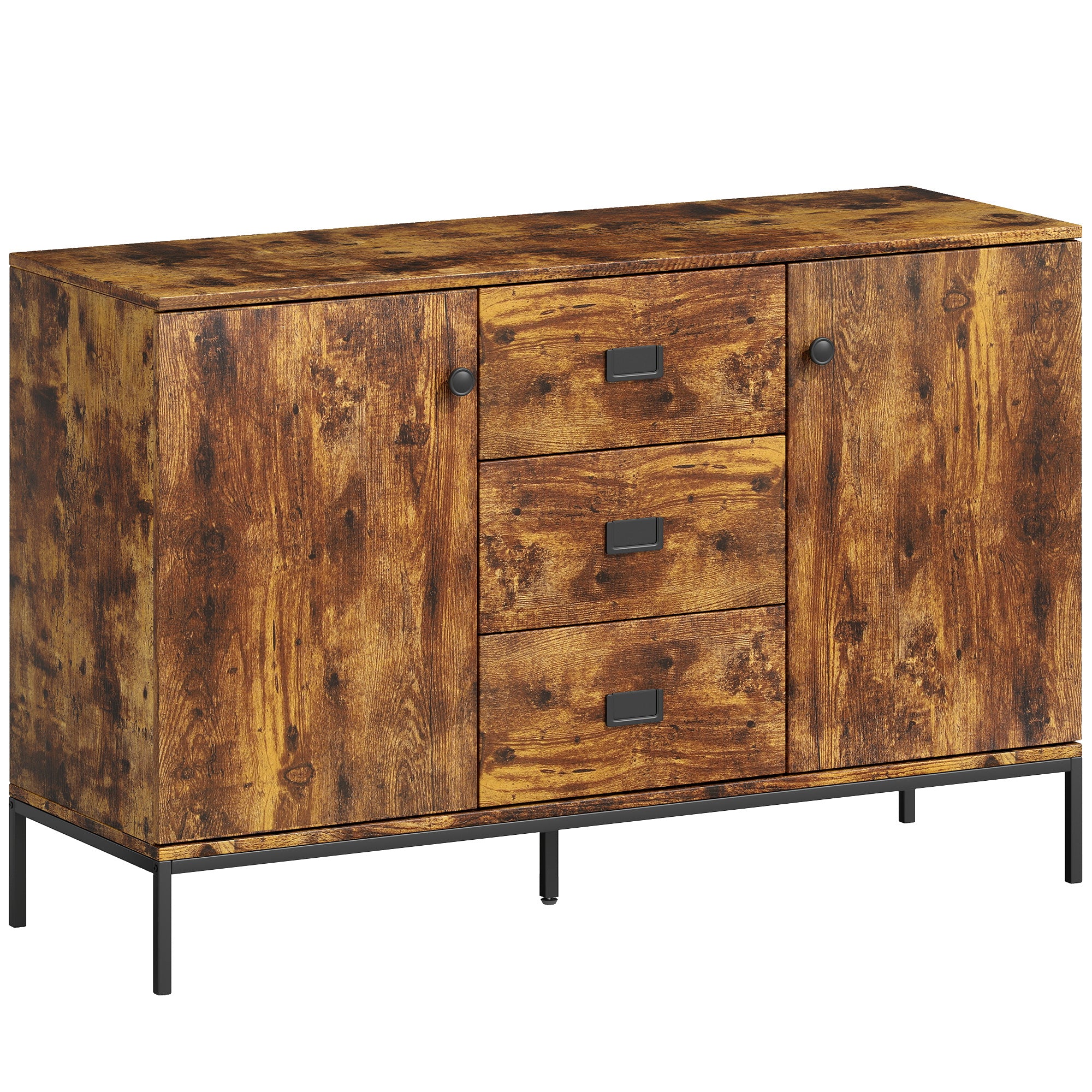 Modern Rustic Brown Sideboard