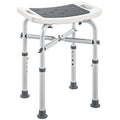 44-51.5cm Aluminium Frame Shower/Bath Stool - Grey