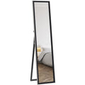 Full Length Wall Mounted Leaning Free Standing Mirror 37 x 157cm - Black