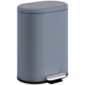 30 L Modern Curved Kitchen Bin - Grey