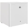 46 Litre Lockable Countertop Fridge with Adjustable Temperature - Cream White