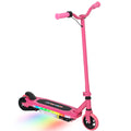 Electric Scooter for Kids Ages 6-14 with Colourful Lights, Electric Brake, 10 KM/H Speed, 8 KM Range - Pink