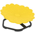 Flower-Shaped Sensory Spinning Chair with Non-Slip Base for Balance/Coordination, Yellow