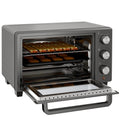 21L Mini Electric Oven with Adjustable Temperature & Timer - Grey