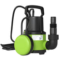 400W Submersible Water Pump for Dirty/Clean Water, 9000L/H Electric Sump Pump with Float Switch, Drain Water from Garden Pond, Hot Tub, Ditches, Portable and Lightweight