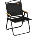 Lightweight Folding Camping Chair for Adults - Black