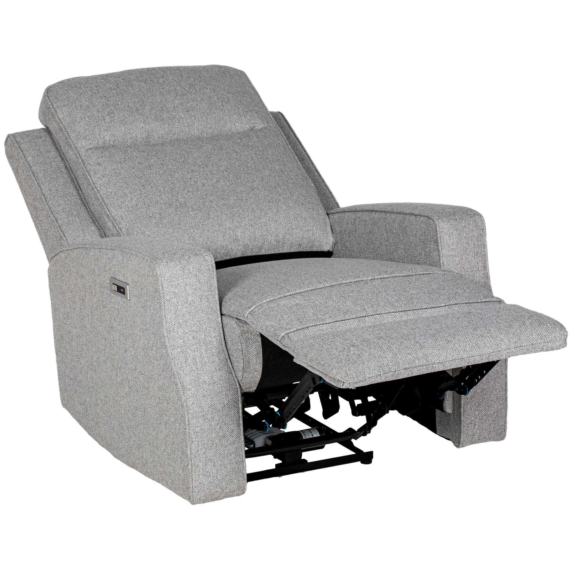 150° Electric Reclining Chair, with USB port and Footrest - Grey