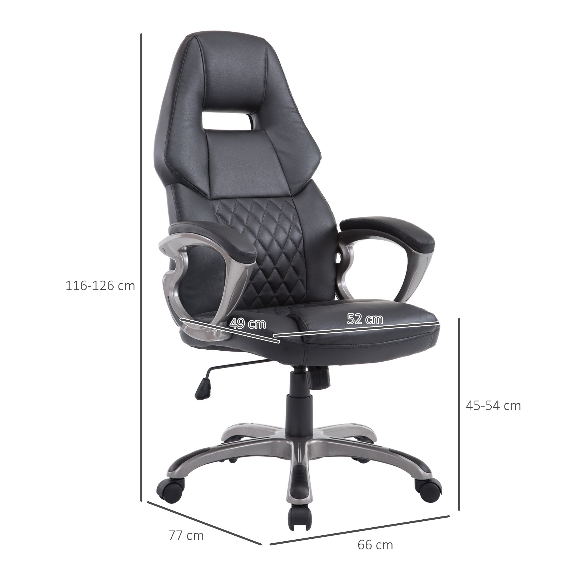 Racing Gaming Sports Chair Swivel Desk Chair Executive Leather Office Chair Computer PC chairs Height Adjustable Armchair