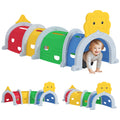 Kids Play Tunnel for Ages 3-6 with Lion Design, Indoor & Outdoor - Multicolour