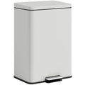 20L Kitchen Bin with Soft-Close Lid and Stay-Open Function, Pedal Bin with Removable Inner Bucket for Kitchen, Office, Home, Cream
