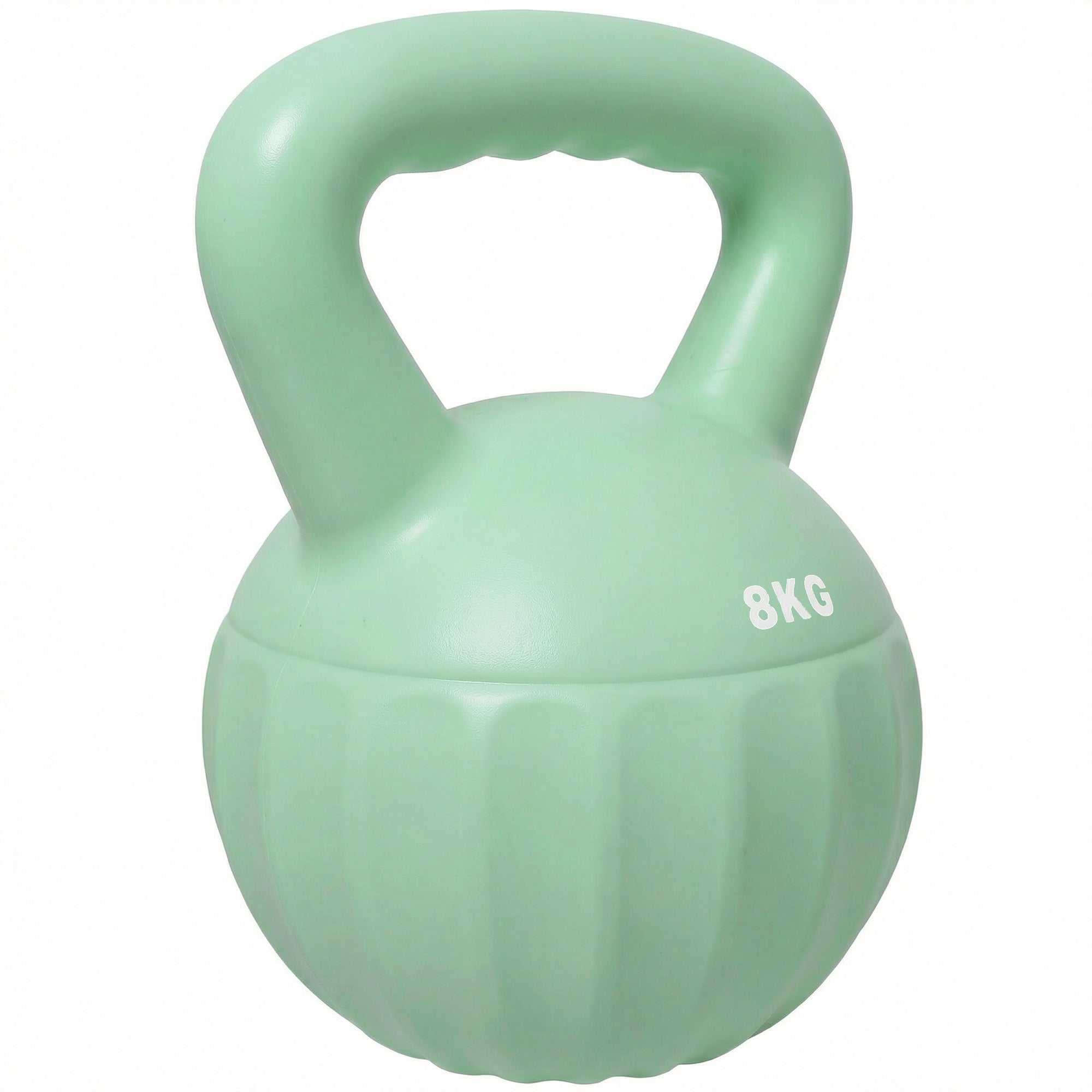 Kettlebell for Strength Training Kettle Bell with Non-Slip Handle 8 kg Green