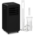 Air Conditioning Unit 10000 BTU, 4-in-1 Portable Air Conditioner with Remote Control, LED Display, 2 Speeds, Black