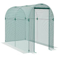 Mini Polytunnel Greenhouse 240 x 120cm - Green