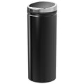 50L Automatic Motion Sensor Rubbish Bin with Fingerprint Resistant, Stainless Steel, Black
