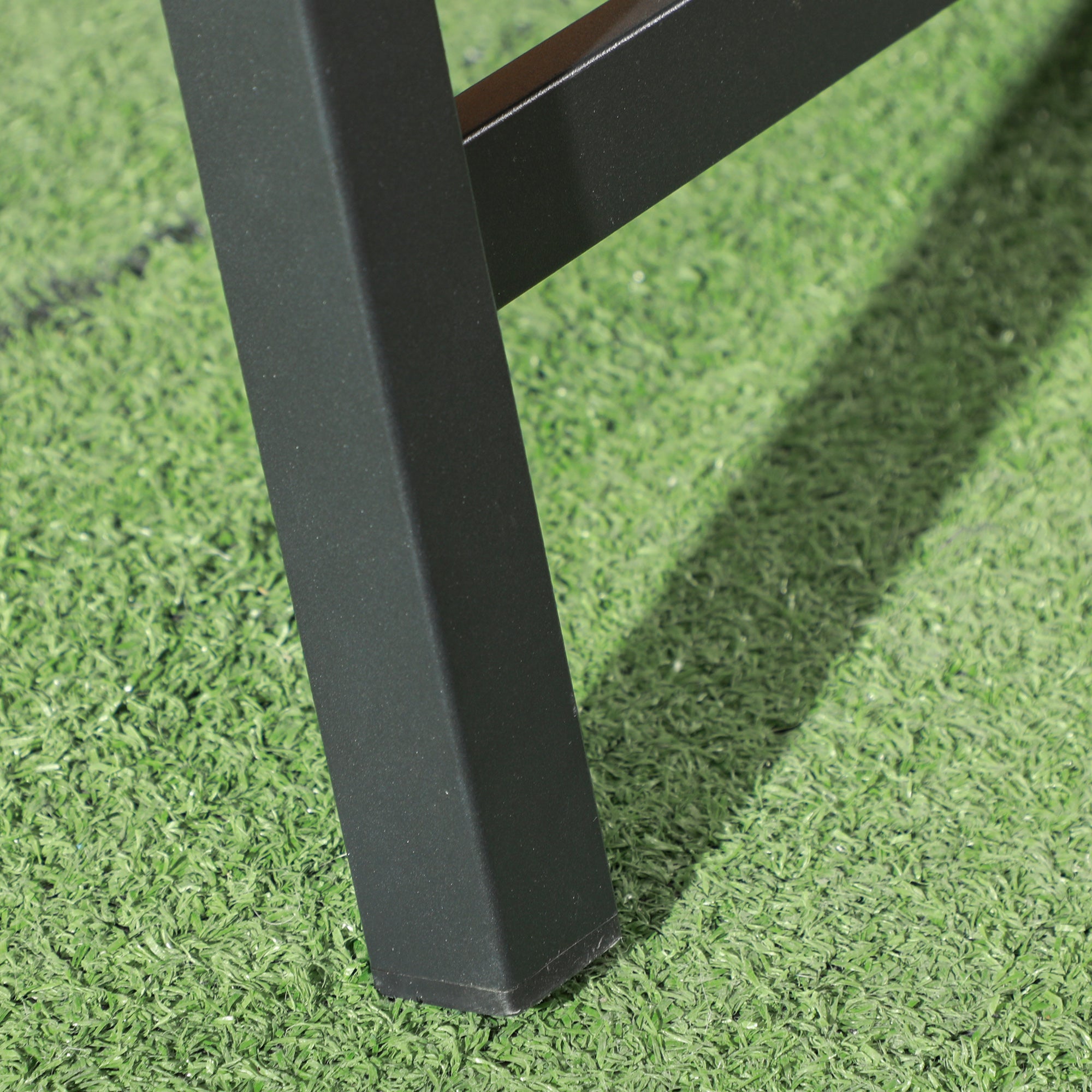 Foldable Rattan Sun Lounger with 5-Level Adjust Backrest, Recliner Chair, Grey