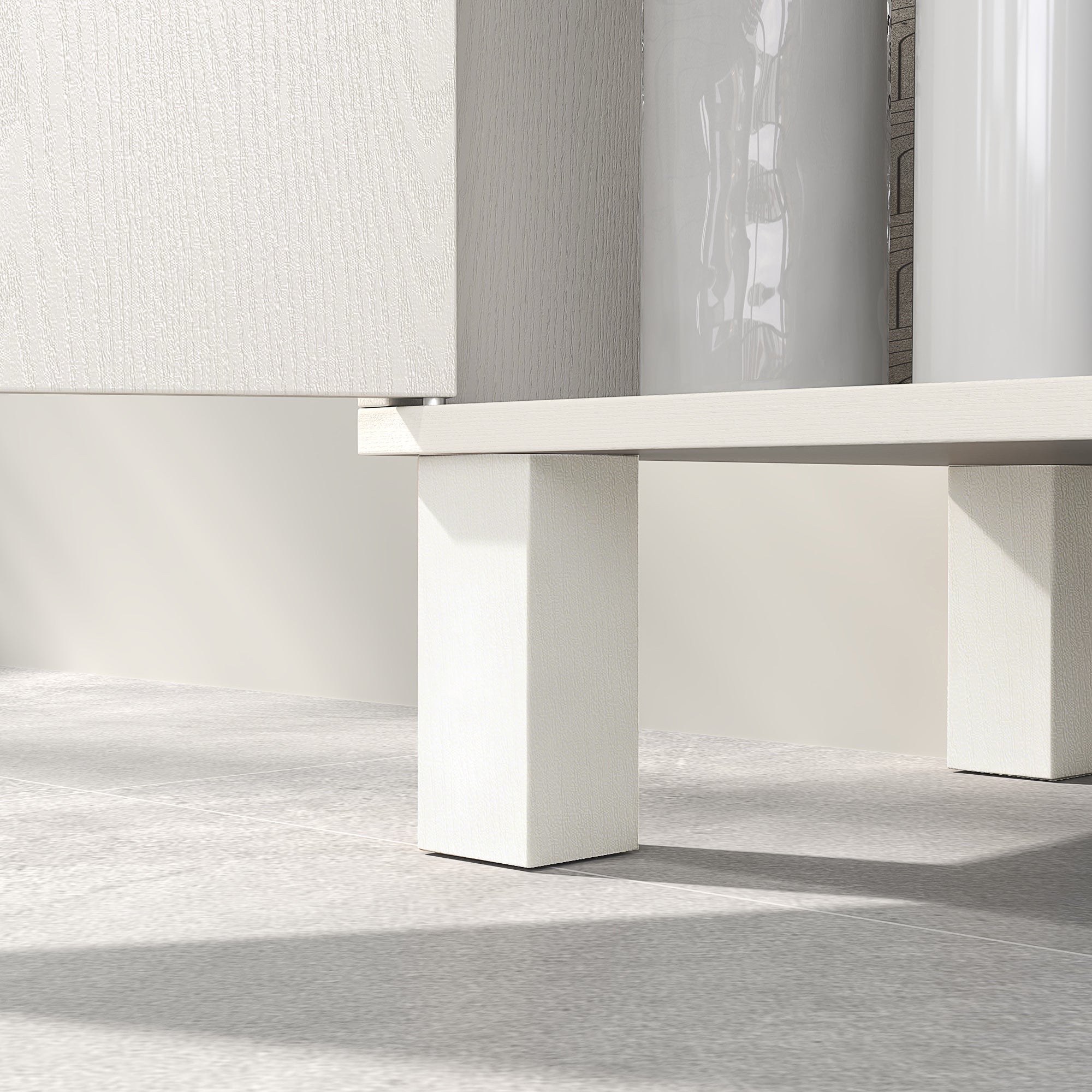 Under Sink Cabinet for Basin without Pedestal - Cream White