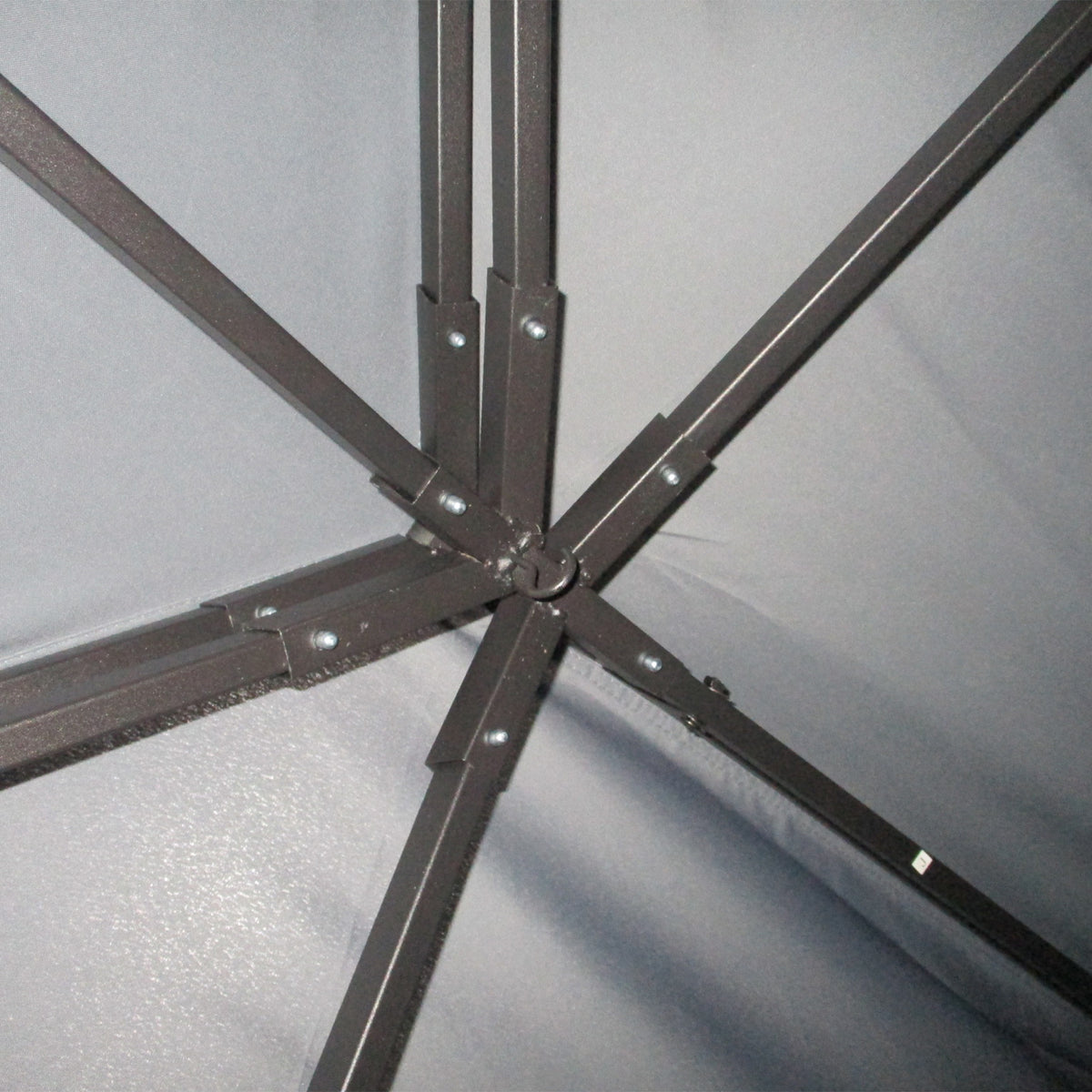 3x4m Aluminium Garden Gazebo with Nets and Curtains Marquee Canopy Shelter Pavilion - Dark Grey