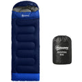 Sleeping Bag for Adults, Lightweight & Compact Sleeping Bag, 3 Seasons, Navy Blue