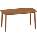 Pine Wood Rectangular Dining Table - Light Brown