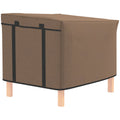 Waterproof Rabbit Hutch Cover for X-D2-0047 and Similar Models 43x52x37 cm - Brown