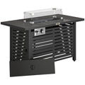 Propane Gas Fire Pit Table, Outdoor Firepit with 43