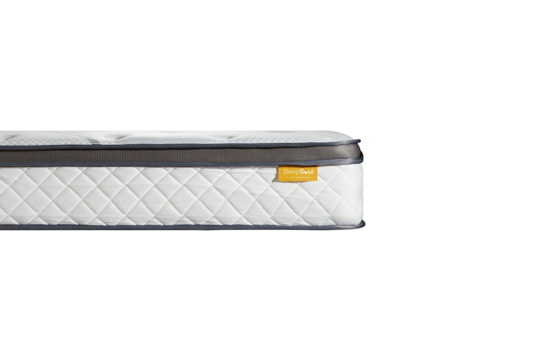 Double Premium Package | Elm Double Bed Grey & SleepSoul Heaven Mattress