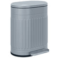 20L Metal Kitchen Bin with Soft-Close Lid - Grey
