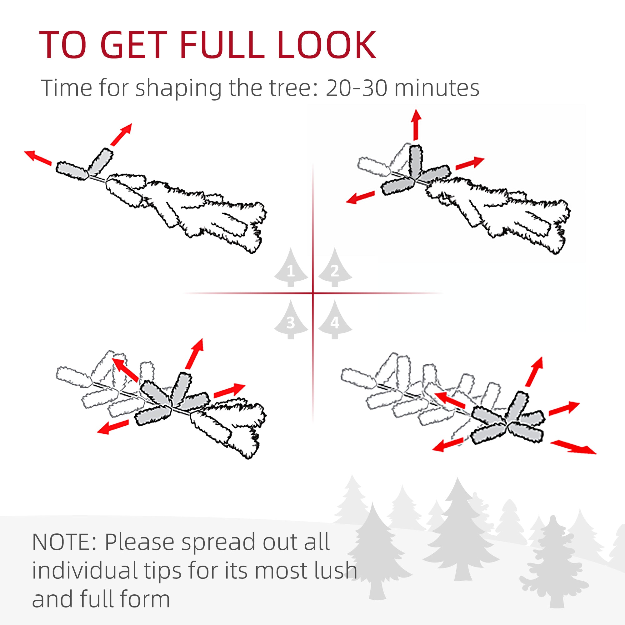 5ft Artificial Prelit Christmas Tree with Warm White LED Lights and 486 Tips, Metal Stand, Xmas Tree with Purple Ornaments for Home Office Holiday