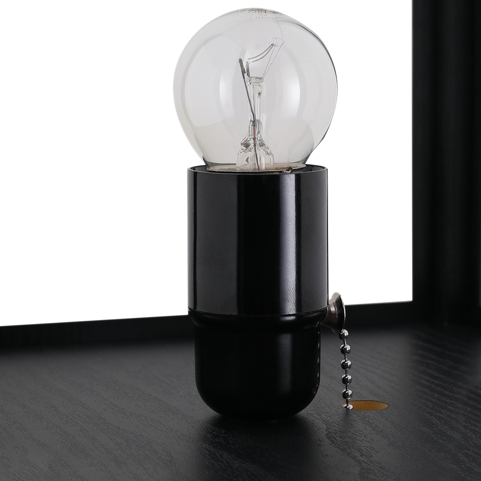 Three-Shelf Standing Lamps Set of 2 - Black