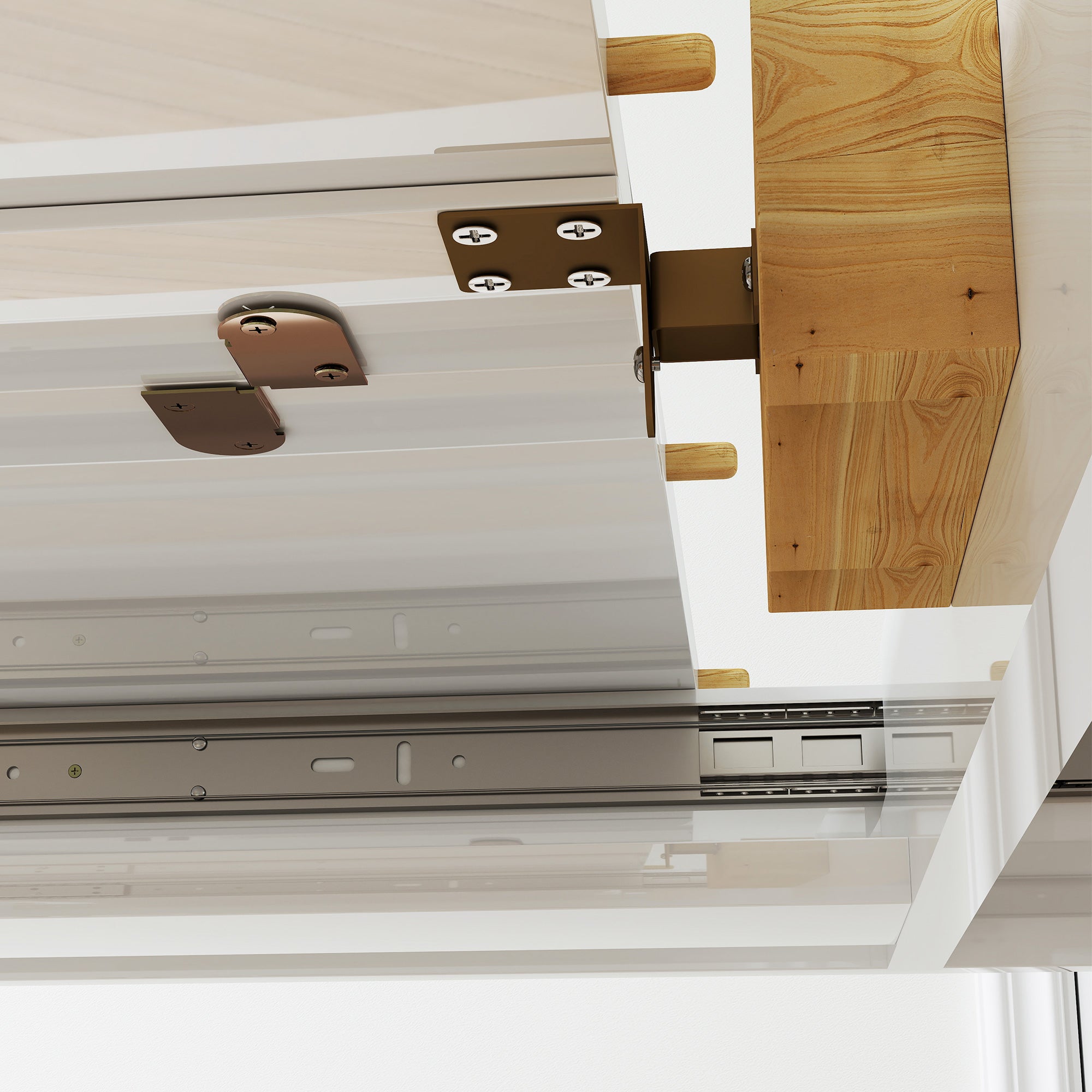 Extendable Dining Table, 120-160 x 70cm Rectangular Kitchen Table for Small Spaces, Seats 4-6 People, High Gloss White