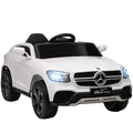 Mercedes-Benz GLC Licensed Kids Ride on Car with Remote Control, Soft Start, MP3, LED Headlights, White