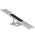 Wooden Dog Agility Seesaw for Big Dogs with Anti-Slip Surface - White