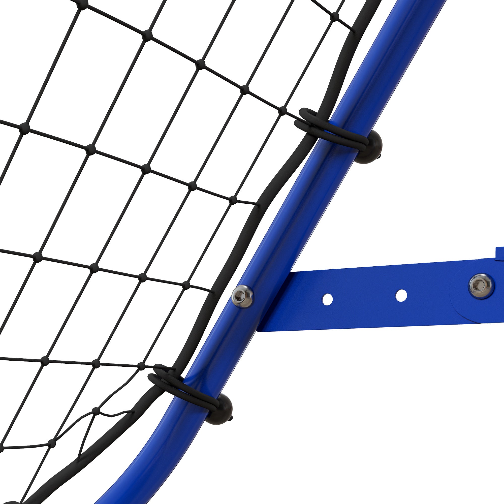 Adjustable Rebounder Net Kickback Target Goal for Teens Adults Training, Blue