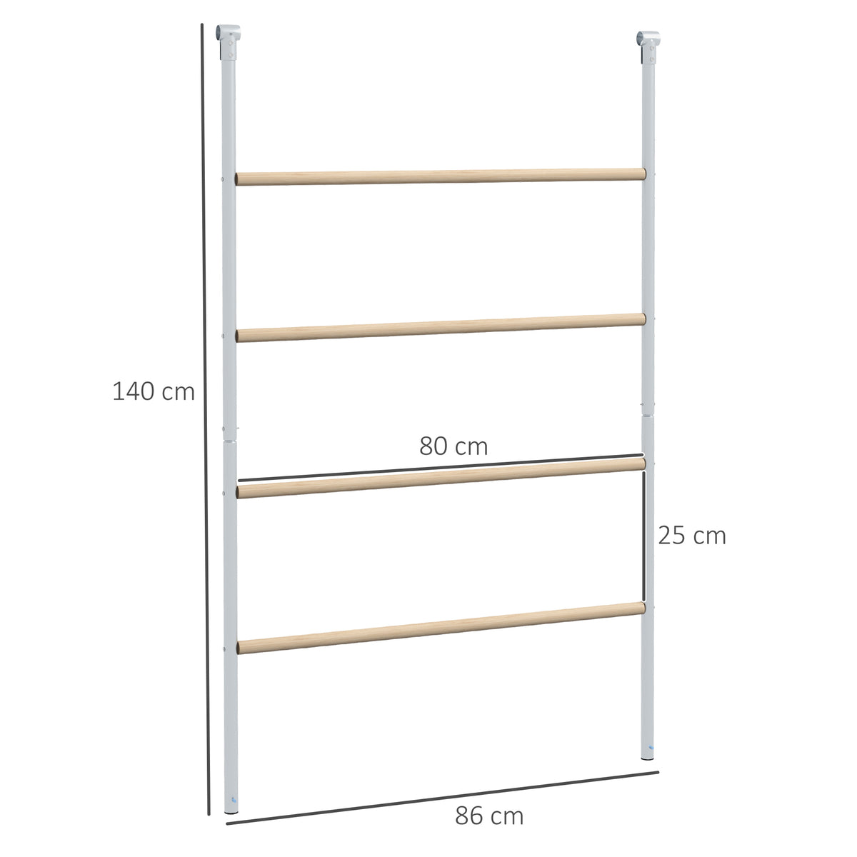 Chicken Perch for Coop, Wooden and Galvanised Steel Roosting Bar Jungle Gym, Chicken Roosting Ladder for Backyard Farm