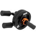 Tib Bar with 2 x 5kg Olympic Weight Plates for Shin Splints & Knee Pain Relief - Black