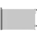 Retractable Stair Gate Extends Up to 140 cm Wide, Dog Gate for Doorways, Stairways, Hallways, Grey
