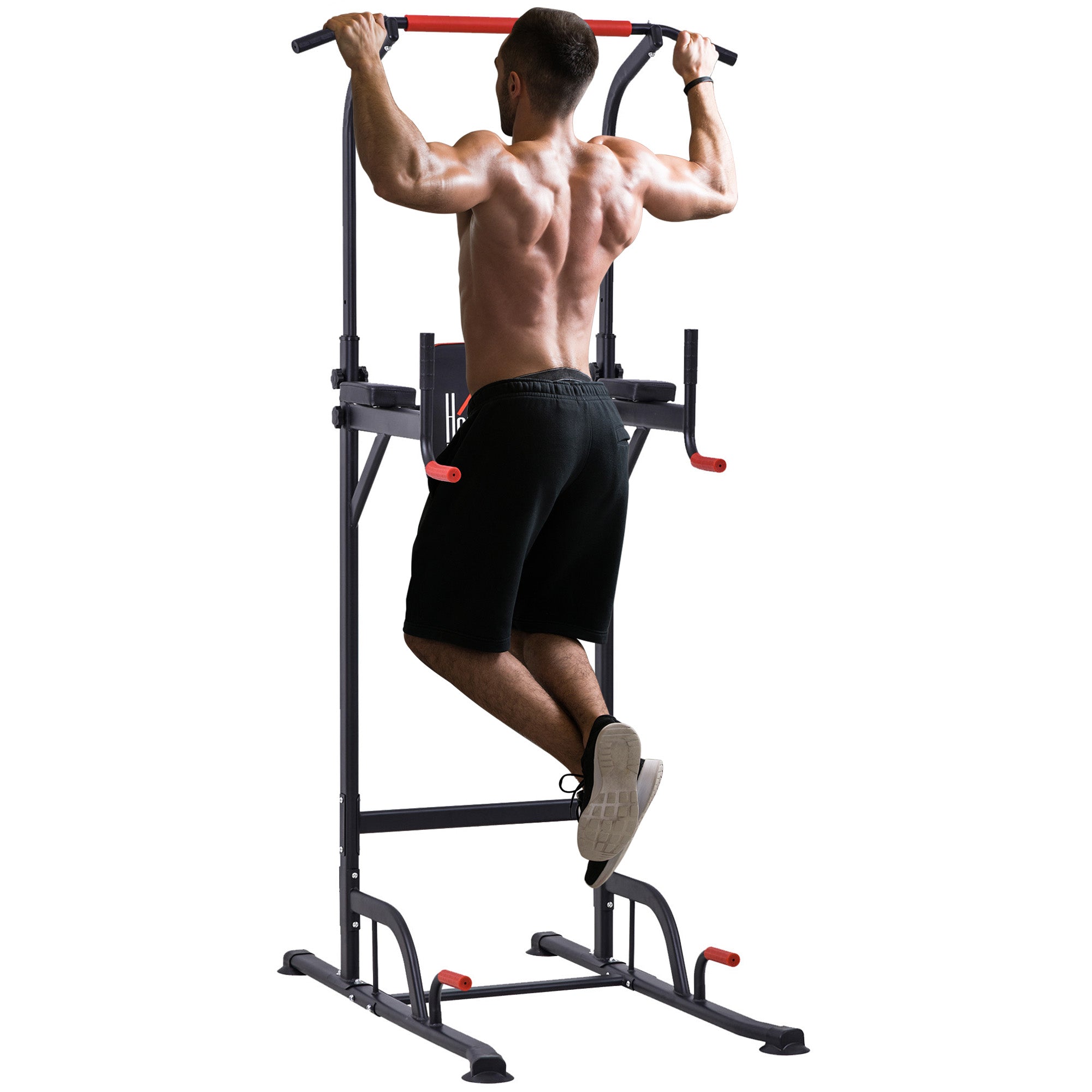 Power Tower Station with Dip Stand, Pull Up Bar Home Office Gym Training Workout Equipment