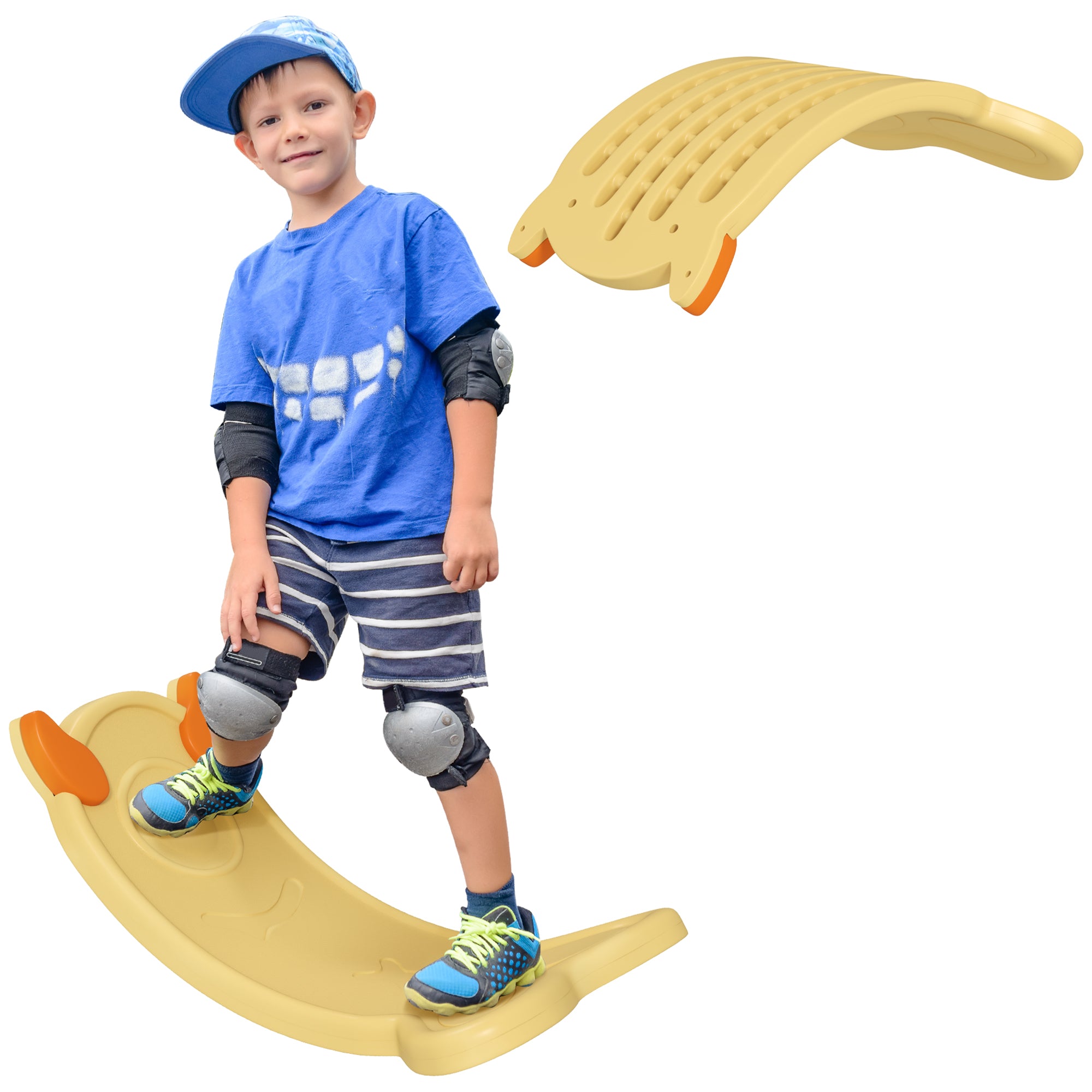 Balance Board for Kids Balance Training & Sensory Play, Yellow