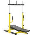Vertical Leg Press Machine with Adjustable Leg, Back and Head Positions, 1