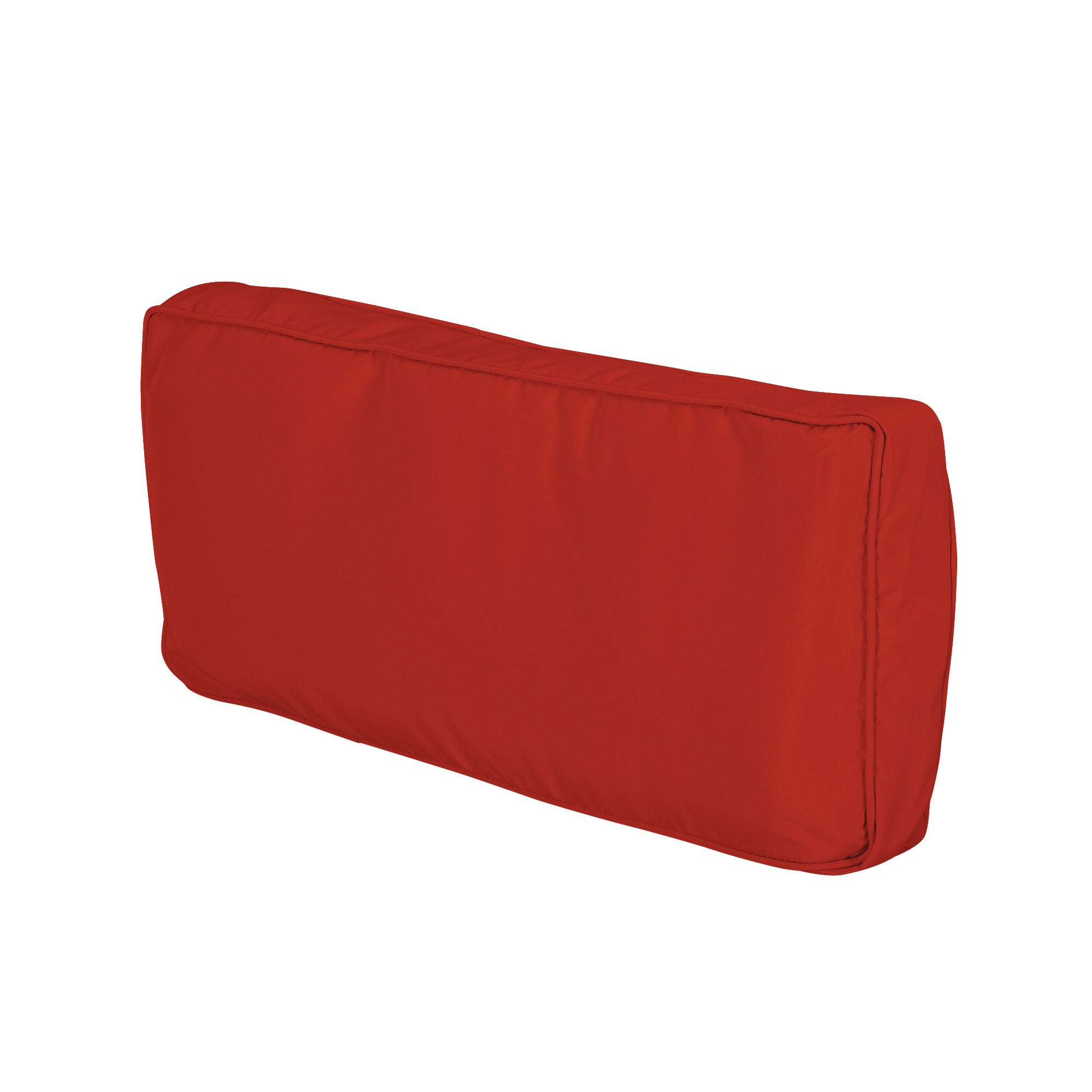 Set of 14 Durable Polyester Outdoor Cushion Covers with Zips - Red