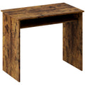 Boxy Work Desk, with Shelf - Wood-Effect