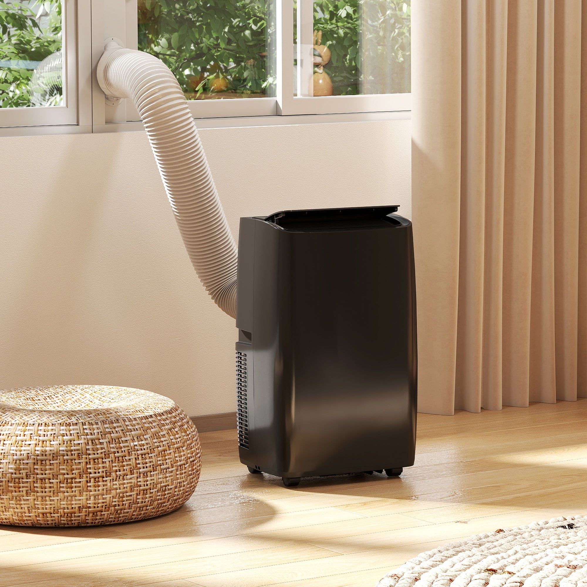 Portable Air Conditioner 12000 BTU, 4-in-1 Air Conditioning Unit, Dehumidifier, Cooling, Fan, Sleep Mode with 2 Speeds