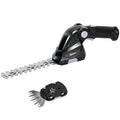 2-in-1 Cordless Hedge Trimmer & Grass Shear with 7.2V 2 x Rechargeable 2000mAh Batteries, 2 Changeable Blades