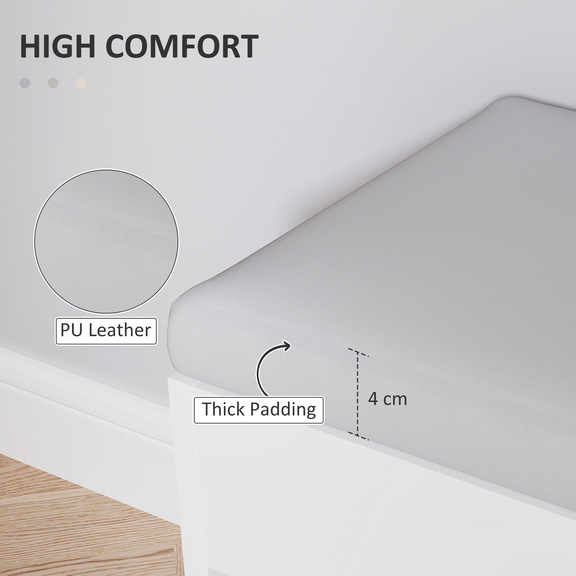 Shoe Cabinet Bench with Hidden Storage and Padded Seat Organizer - Cream White