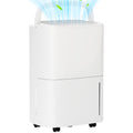 20L/Day Dehumidifier with 5L Tank, Continuous Drainage, Digital Display, 24H Timer for Home, Bedroom, Laundry - White