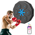Smart Wall-Mounted Music Boxing Machine with Bluetooth and LED Light - Black