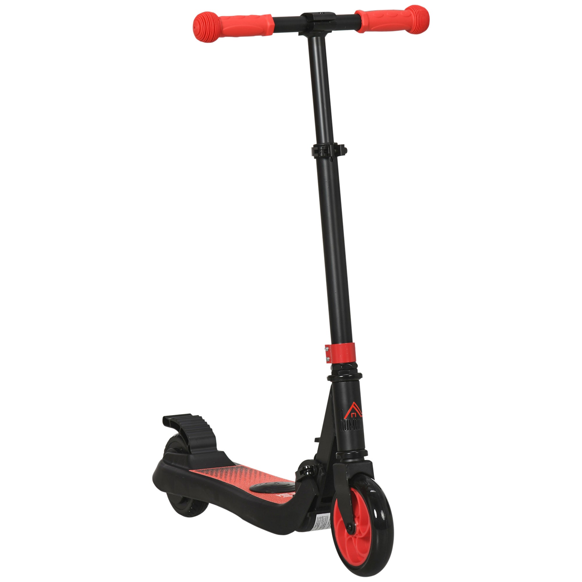 Folding Electric Scooter with Brake, for Ages 6+ Years, 8km/h Maximum Speed, Red