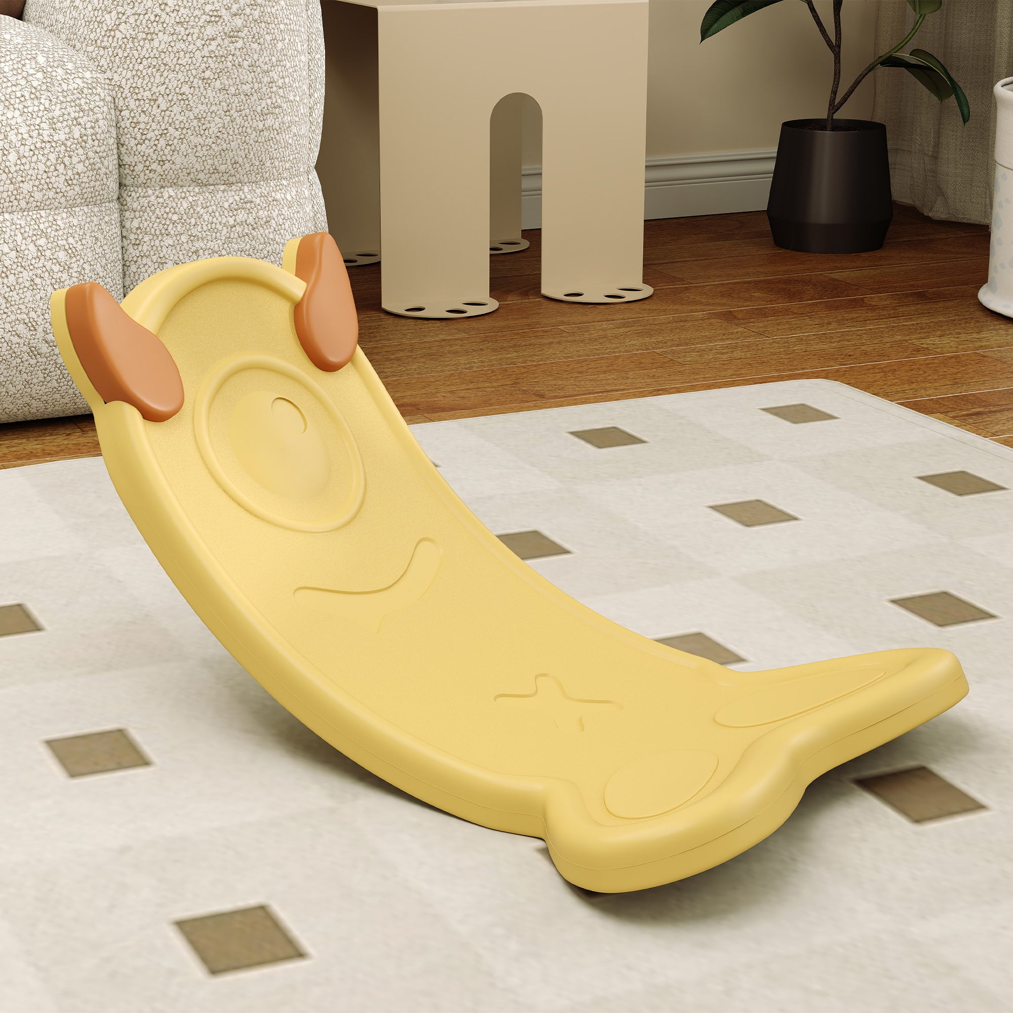 Balance Board for Kids Balance Training & Sensory Play, Yellow