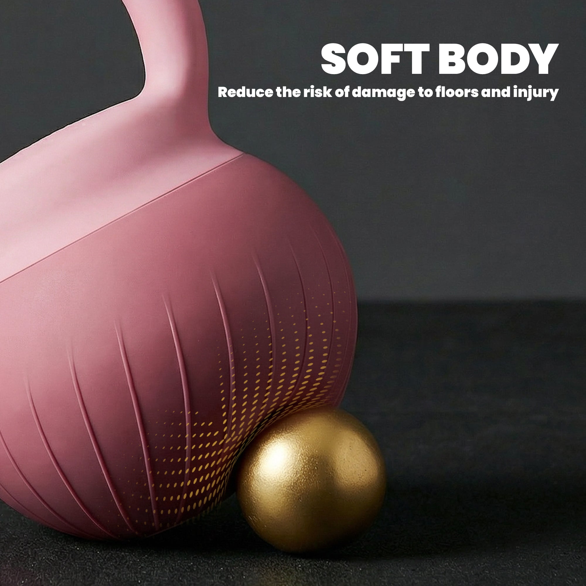 Soft Kettlebell, 6kg Kettle Bell with Anti-Slip Grip for Home Gym Weight Lifting and Strength Training