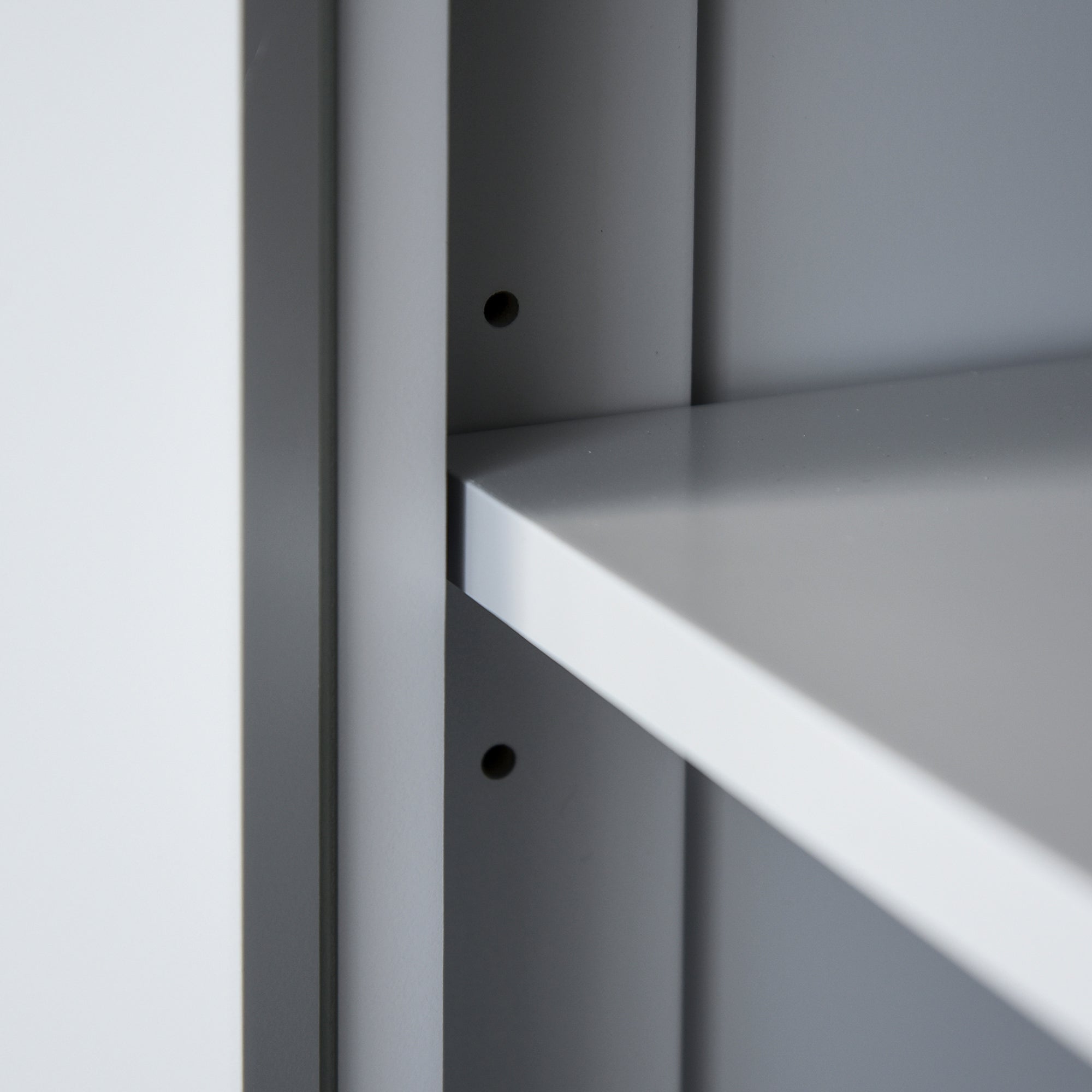 Multi-Storage Mid-Century Kitchen Cabinet - Grey